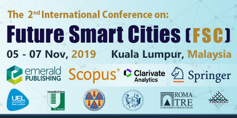 Future smart cities conference (FSC) 2nd edition logo