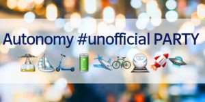 #Unofficial Party – Autonomy & the Urban mobility logo