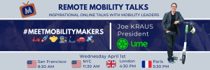 Remote Mobility Talks – Joe KRAUS – President, LIME logo