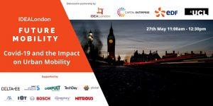 WEBINAR: IDEALondon Future Mobility: Covid-19 and the Impact on Urban Mobility logo