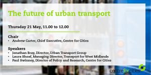 WEBINAR: The future of urban transport logo