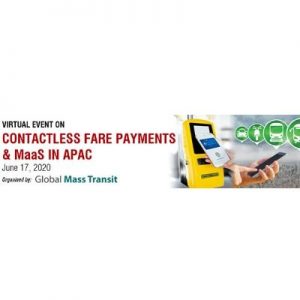 Half day virtual event on ‘Contactless Fare Payments & MaaS in APAC’ logo