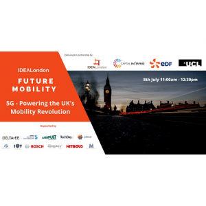 IDEALondon Future Mobility: 5G – Powering the UK’s Mobility Revolution logo