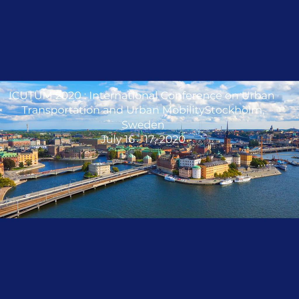 ICUTUM 2020: 14. International Conference on Urban Transportation and Urban Mobility logo