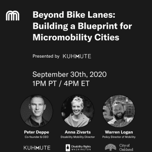 Beyond Bike Lanes: Building a Blueprint for Micromobility Cities. logo