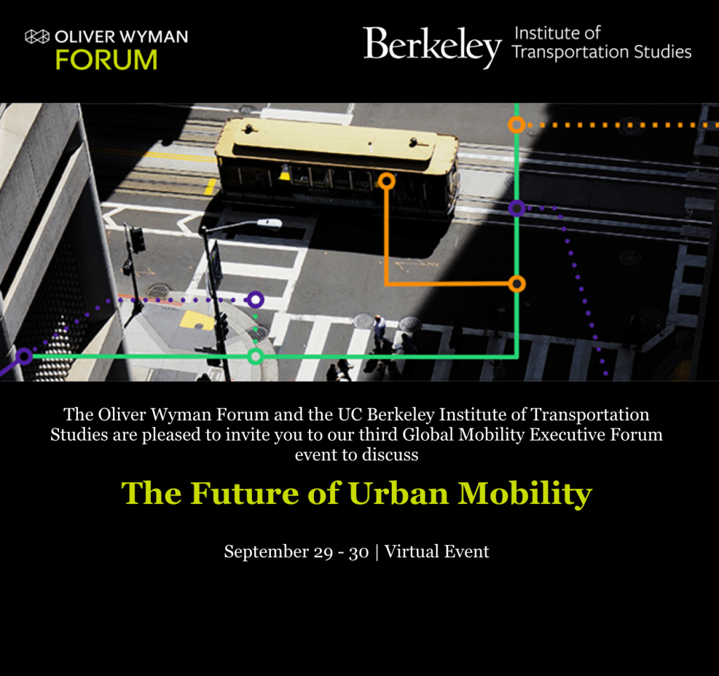 The Oliver Wyman Forum – The Future of Urban Mobility logo