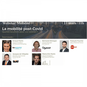 Webinar Mobilité – La Mobilité post-Covid logo