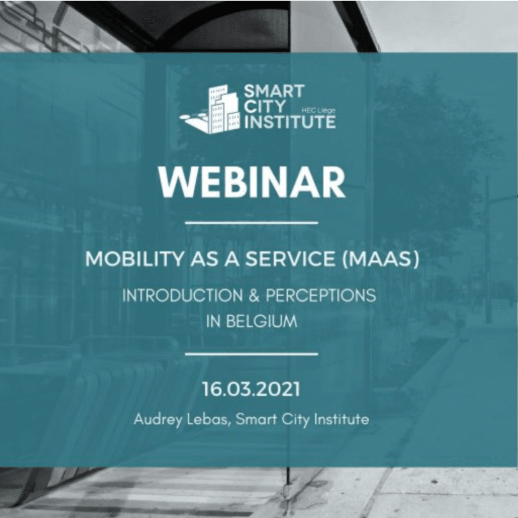 Mobility as a Service: governance and management in Belgian cities logo