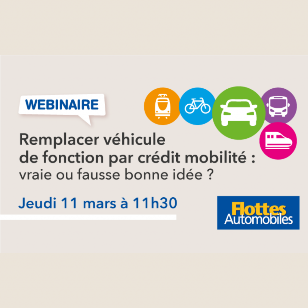 Remplacer véhicule de fonction par crédit mobilité : vraie ou fausse bonne idée ? logo