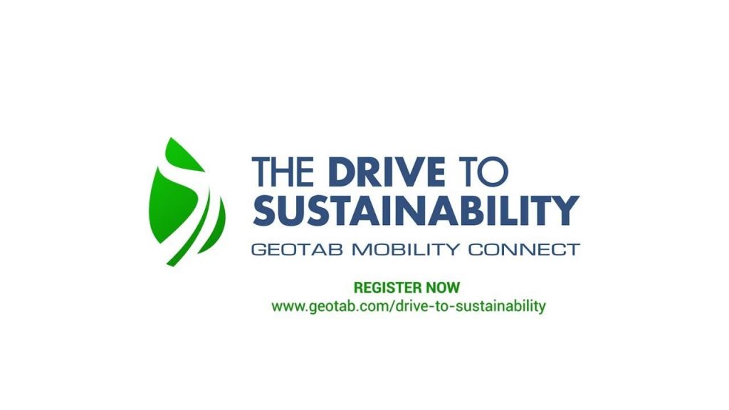 Geotab Mobility Connect:The Drive to Sustainability logo