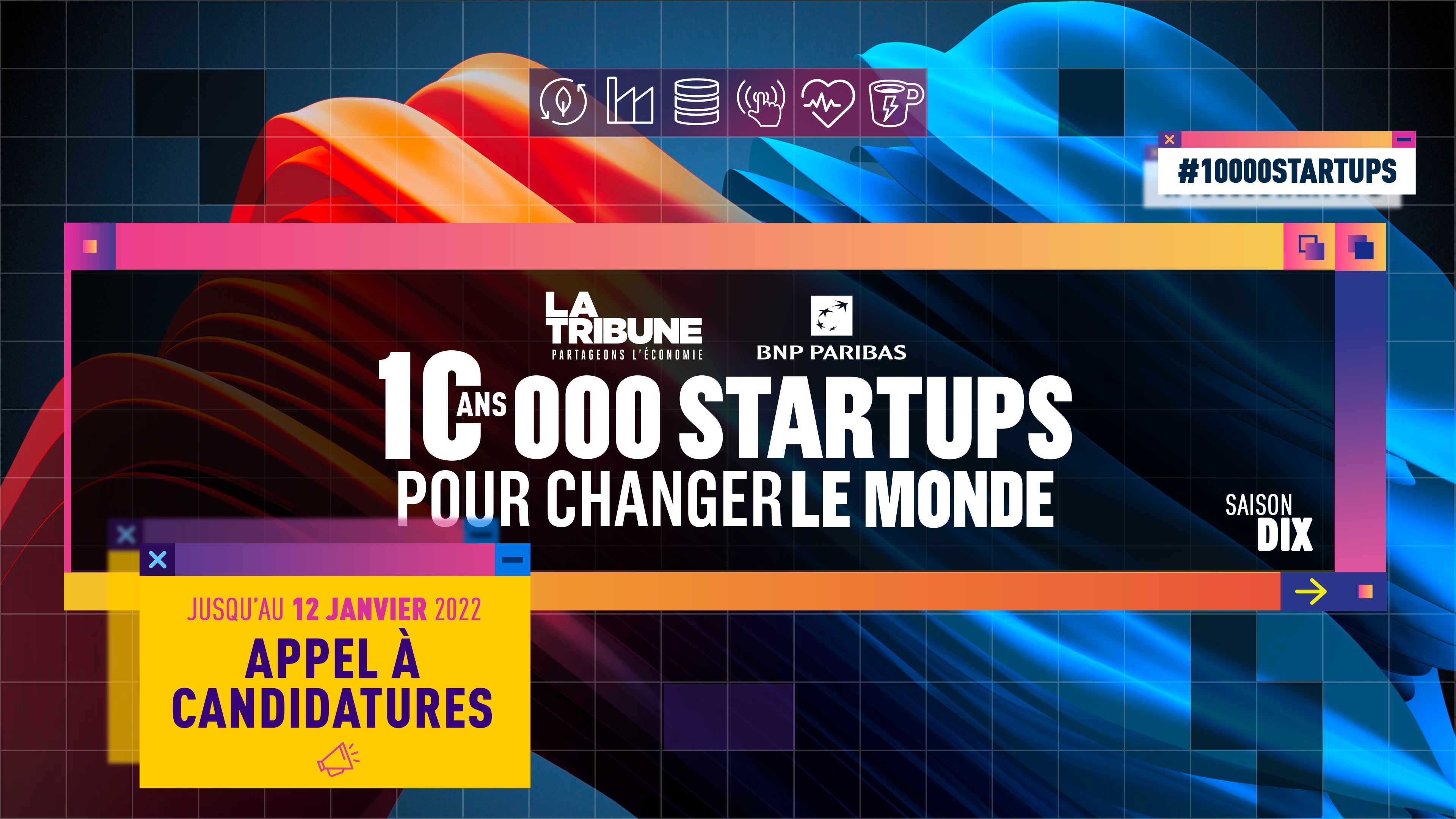 Banner 10000 startups to change the world call for applications
