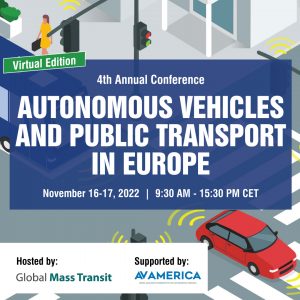 Autonomous Vehicles and Public Transport in Europe 2022 logo