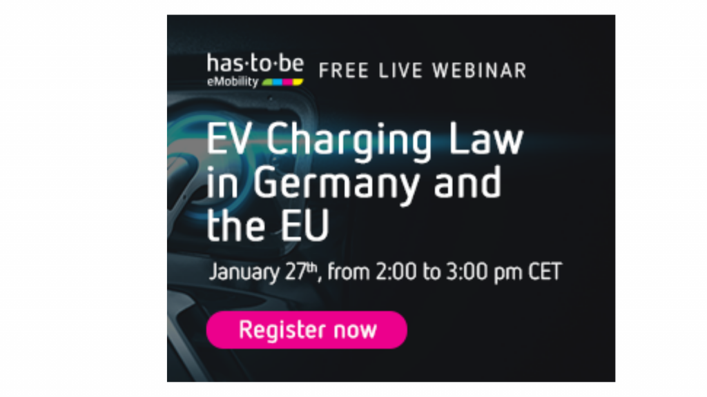 Webinar: EV Charging Law in Germany and the EU logo