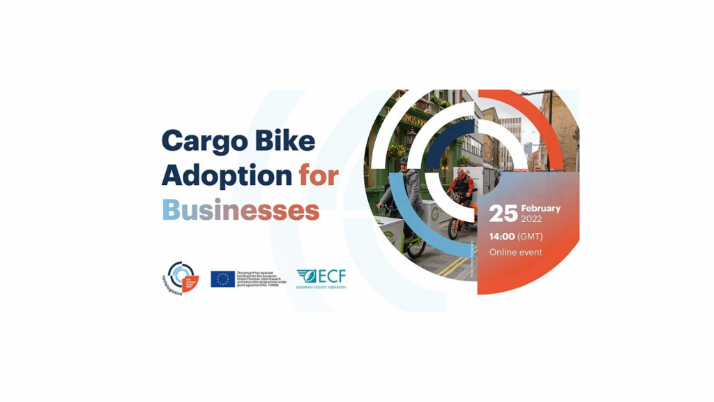 Cargo bike adoption for businesses logo