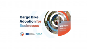 Cargo bike adoption for businesses logo