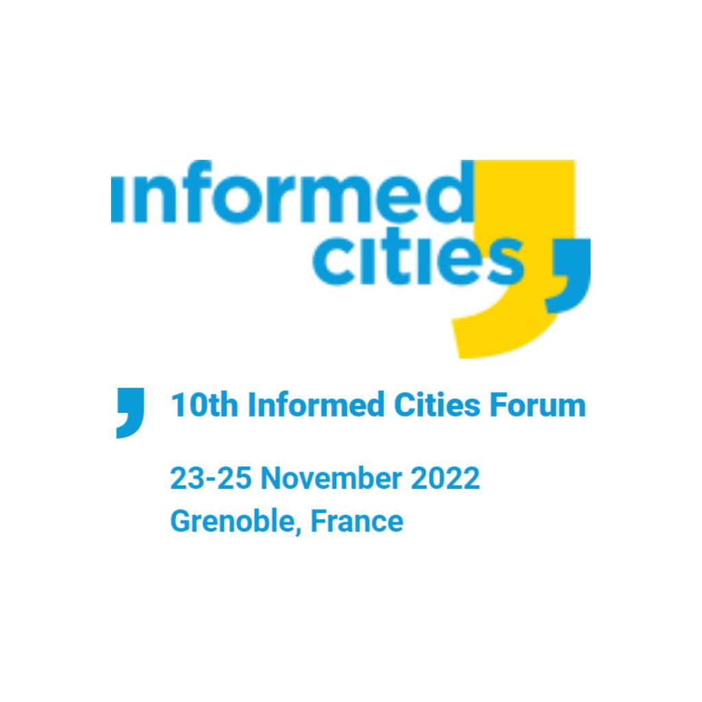10th Informed Cities Forum logo