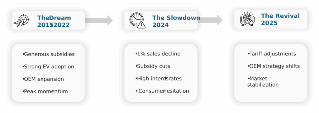The Slowdown: Subsidy Slashes to Electrification Divide
