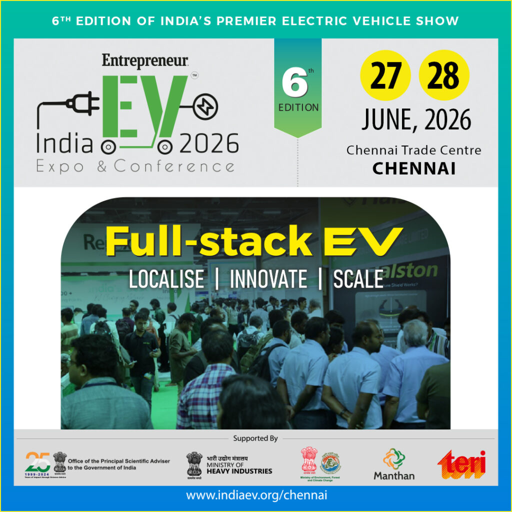 Entrepreneur EV India 2026 logo